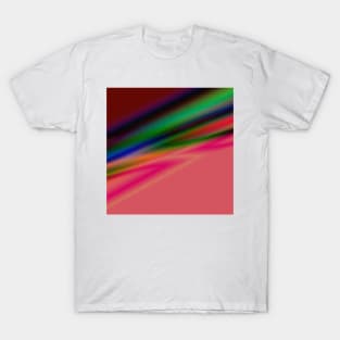 red blue green pink texture art T-Shirt